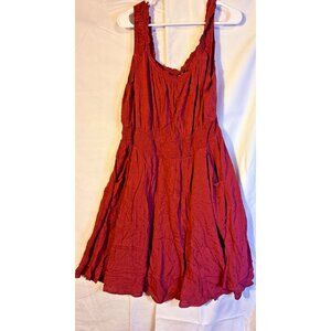 Torrid Plus Size 2 2X Pink Ruffle Dress Womens Cottagecore Boho Indie Festival